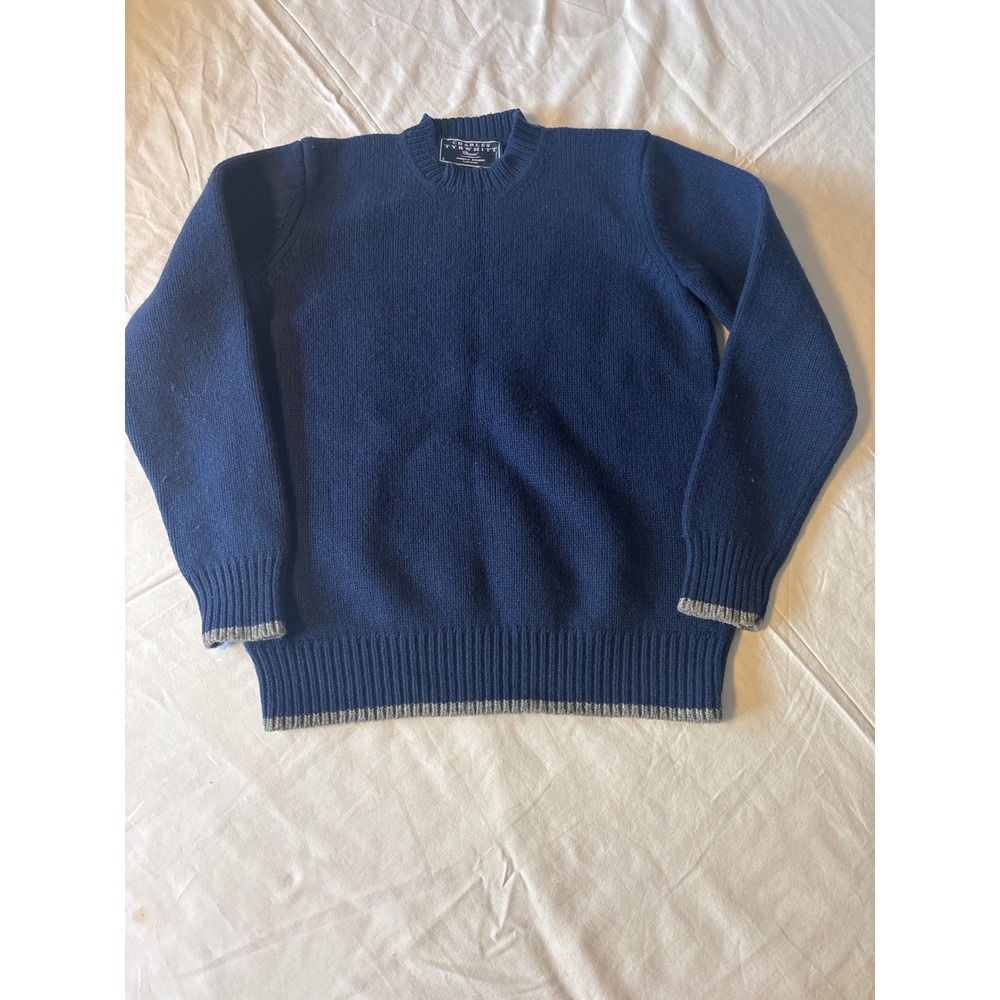 Charles Tyrwhitt Sweater Mens S Blue Crew Neck Casual Knit